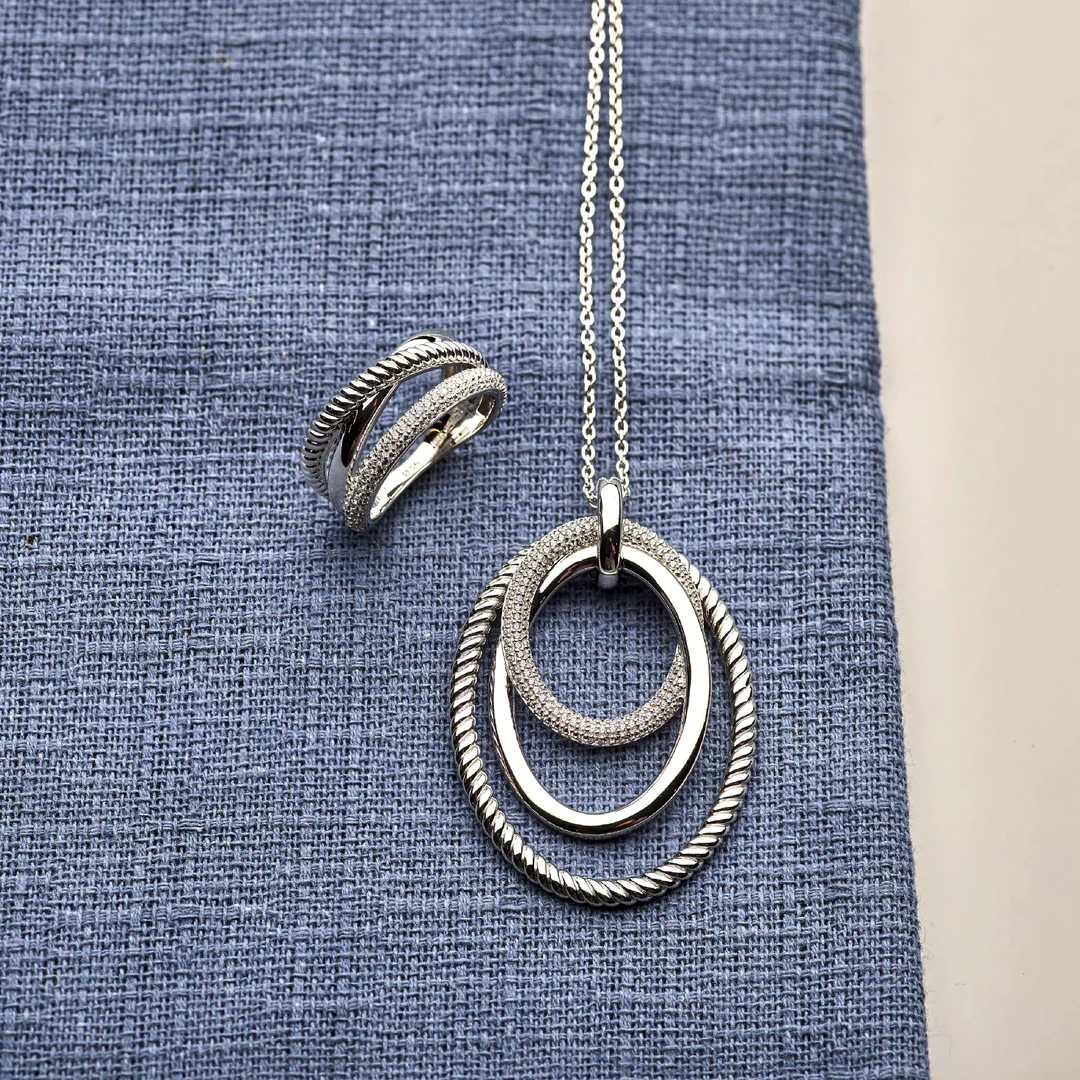 Bague TI SENTO - Argent, zircons (12422ZI)