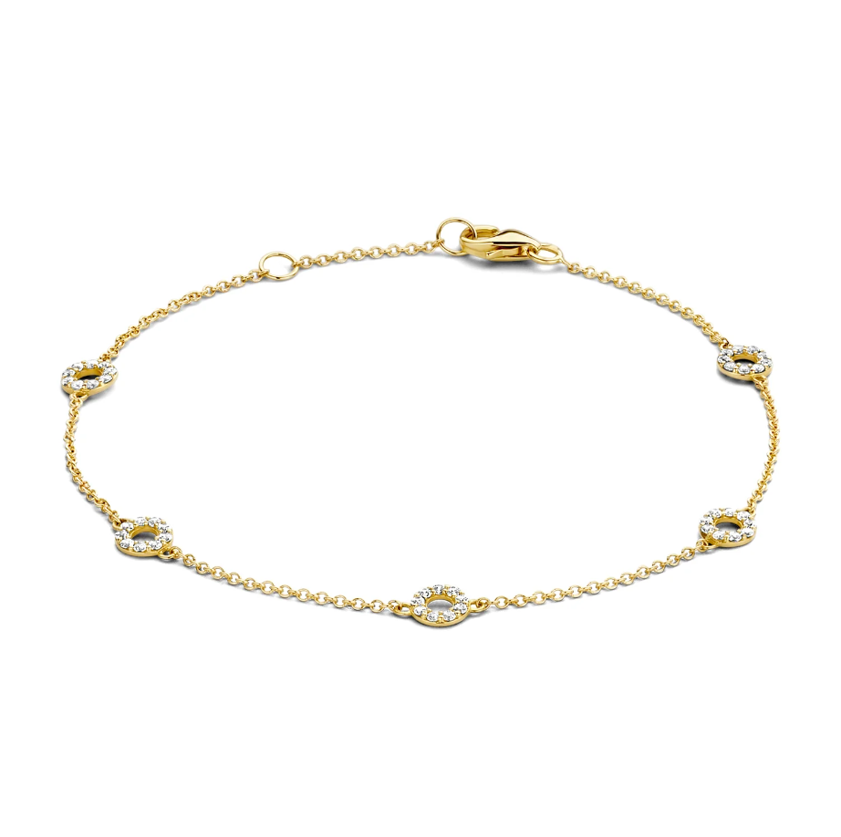 Blush - Bracelet - Or Jaune 14k, zircon (2200YZI)