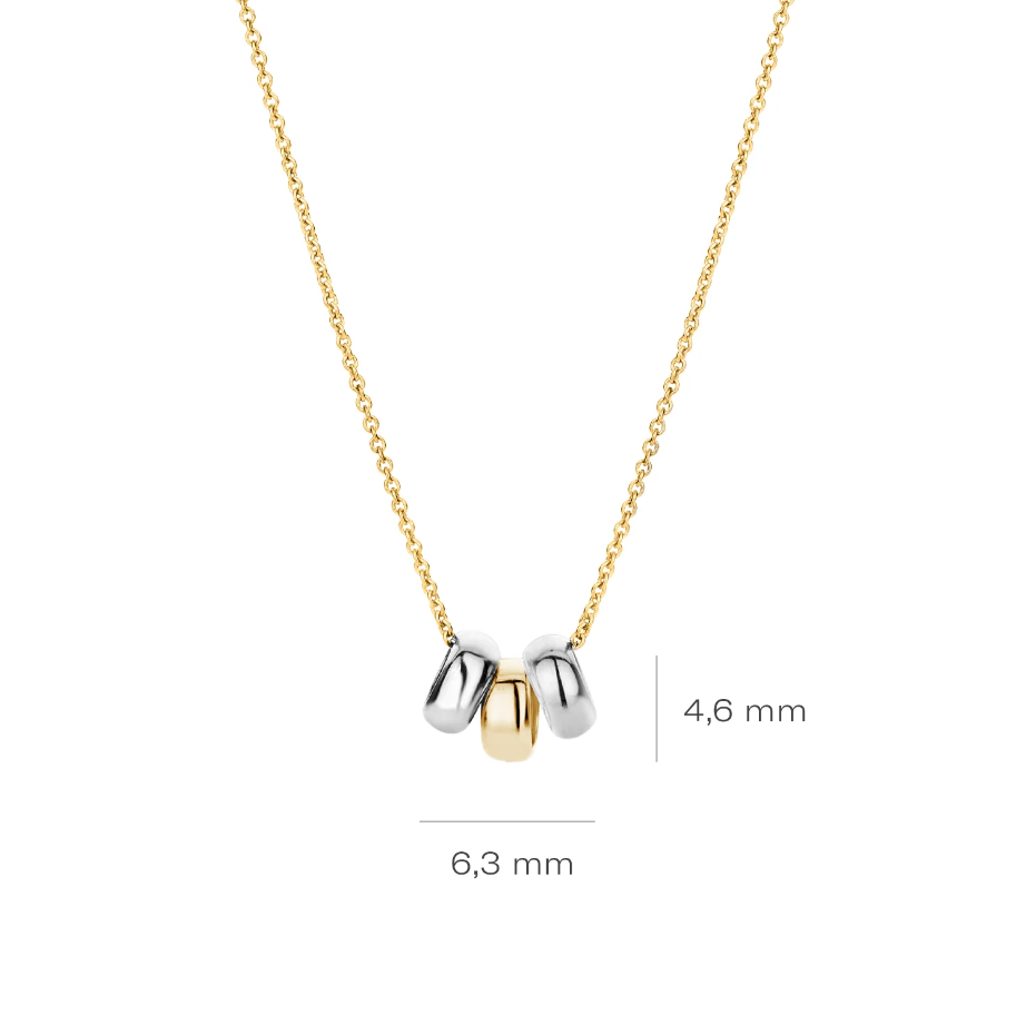 Blush - Collier - Or Jaune et Blanc 14k (3055BGO)
