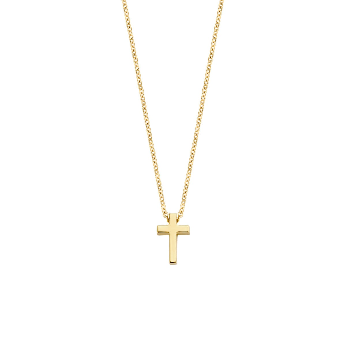 Blush - Collier Croix - Or Jaune 14k (3091YGO)