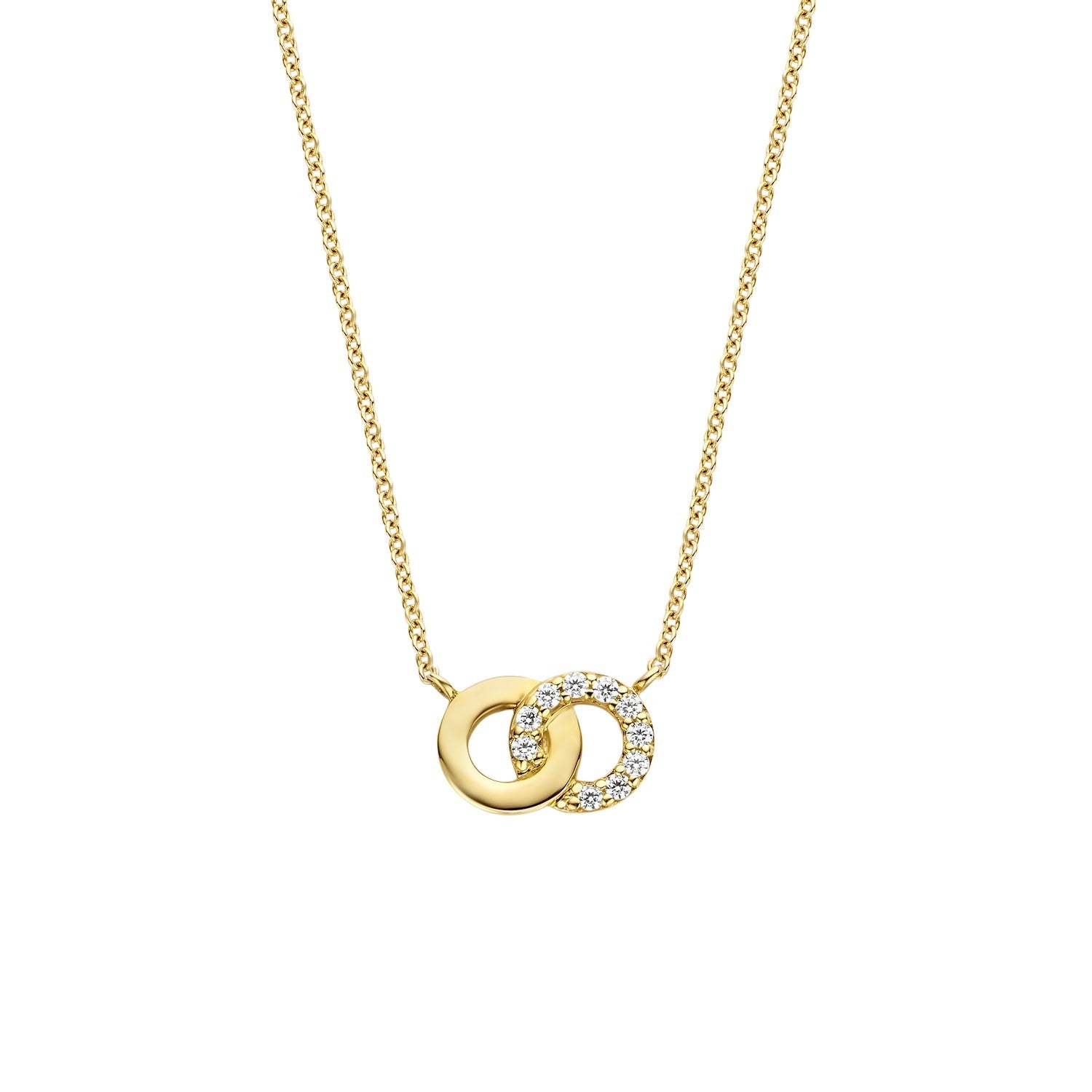 Blush - Collier - Or Jaune 14k, zircon (3126YZI)