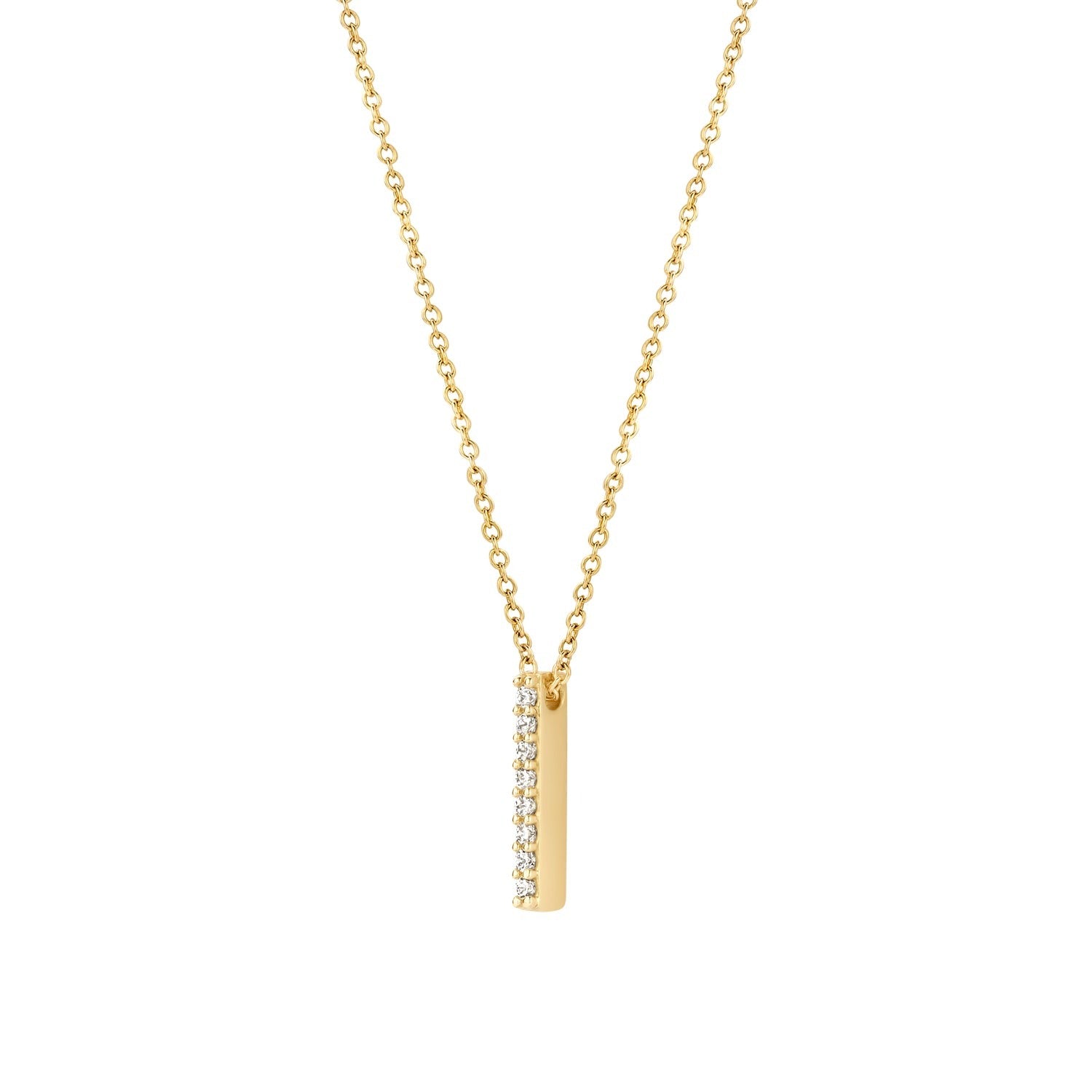 Blush - Collier - Or Jaune 14k, zircon (3133YZI)