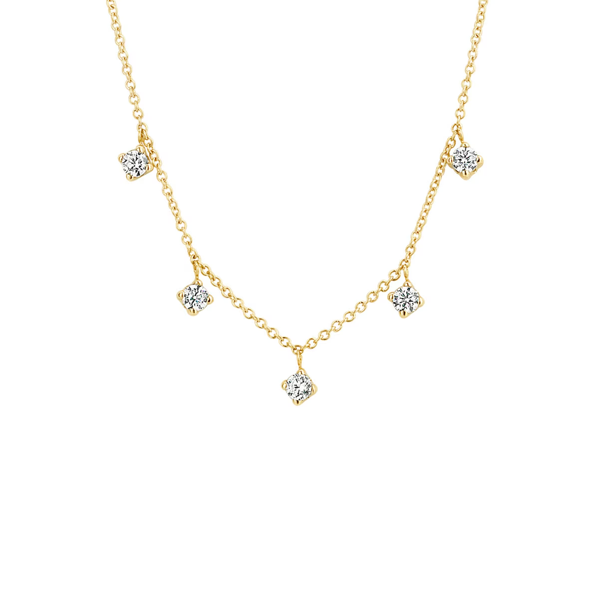 Blush - Collier - Or Jaune 14k, zircon (3157YZI)