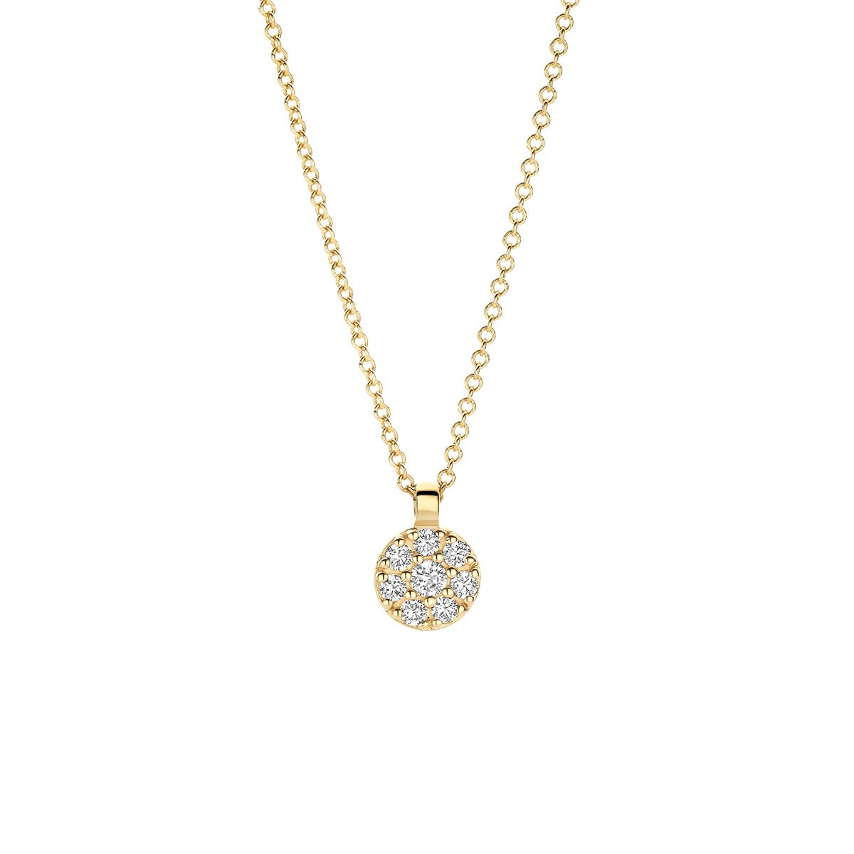 Blush - Collier - Or Jaune 14k, zircon (3206YZI)