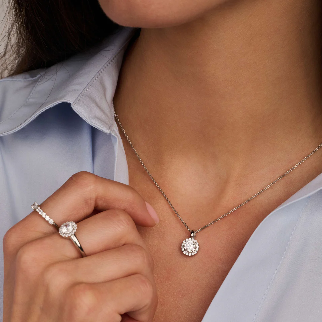 Collier TI SENTO - Argent, zircons (34123ZI)