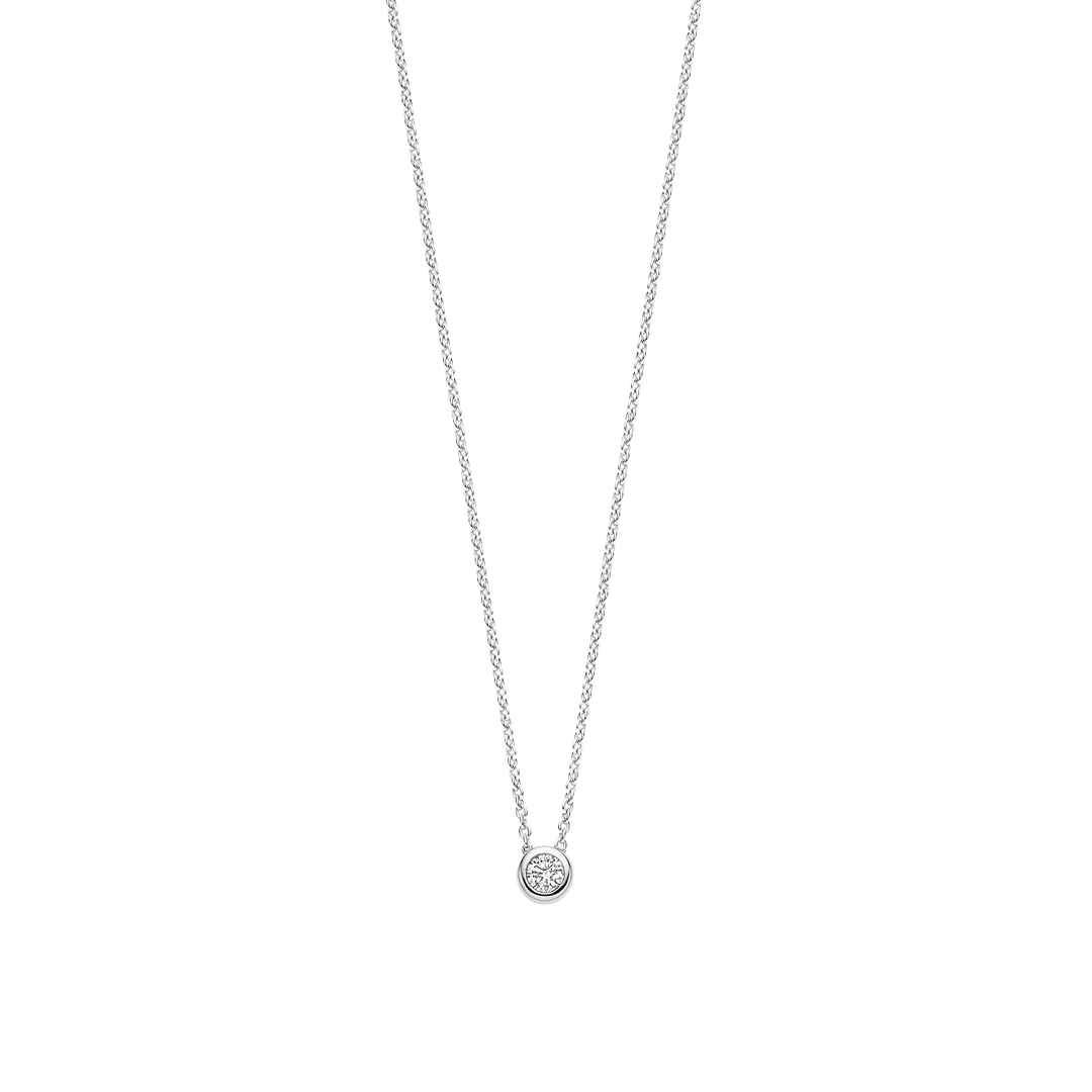 Collier TI SENTO - Argent, zircons (34124ZI)
