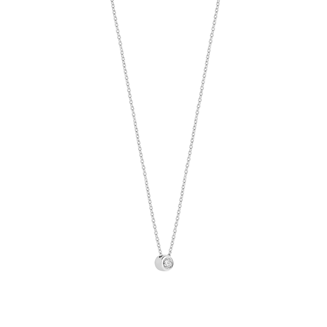 Collier TI SENTO - Argent, zircons (34124ZI)