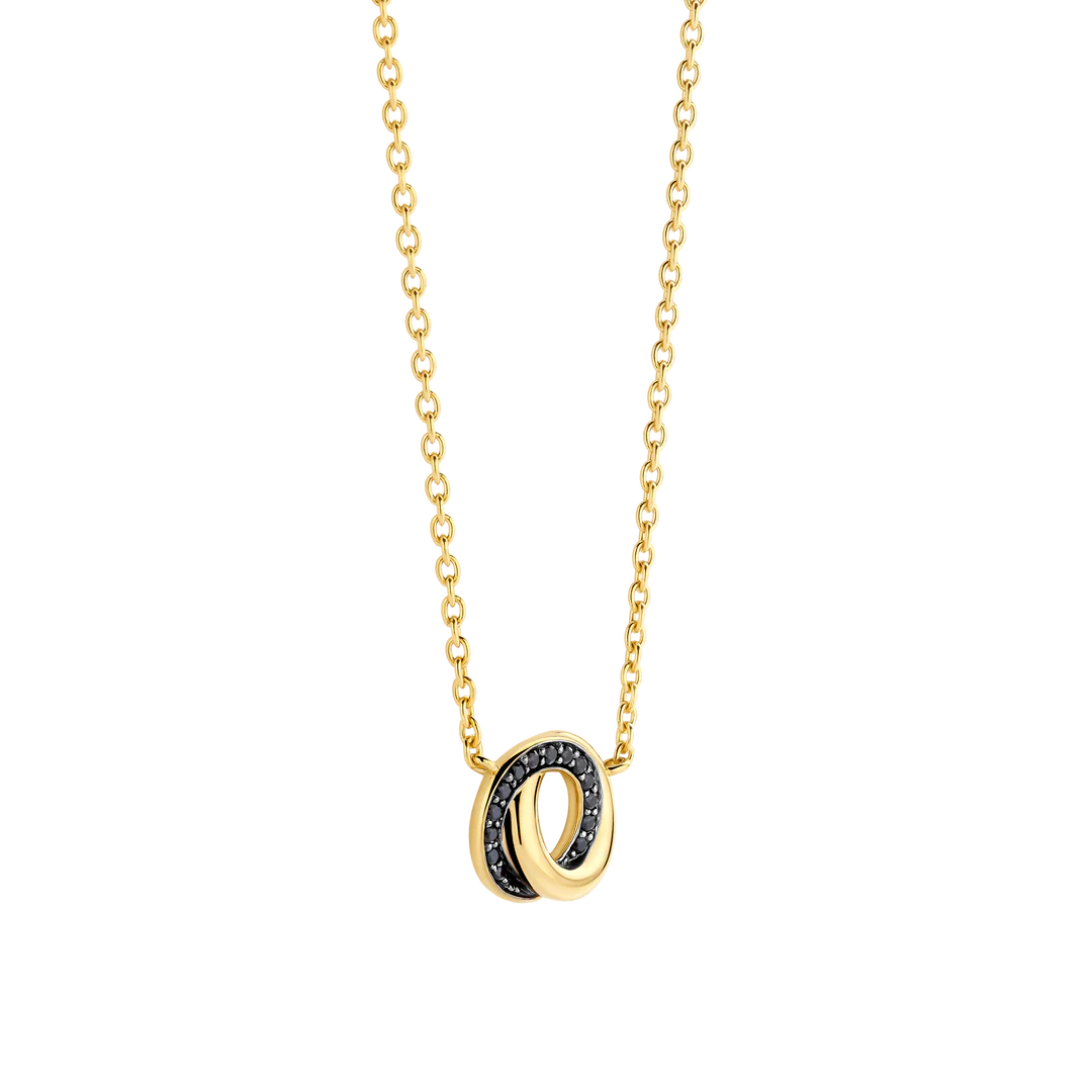 Collier TI SENTO - Argent Bicolore, Zircon (3915BY)
