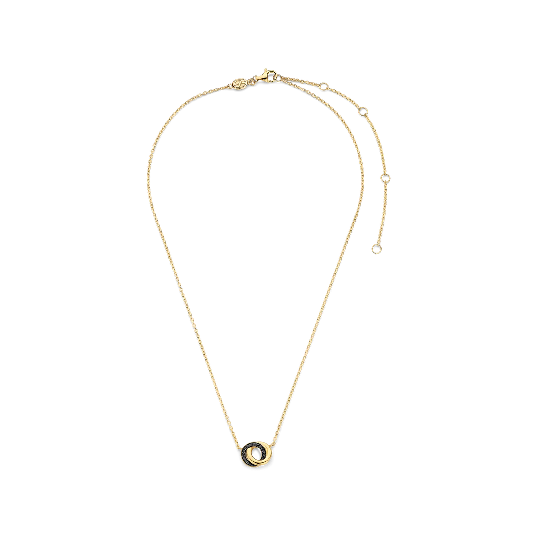 Collier TI SENTO - Argent Bicolore, Zircon (3915BY)