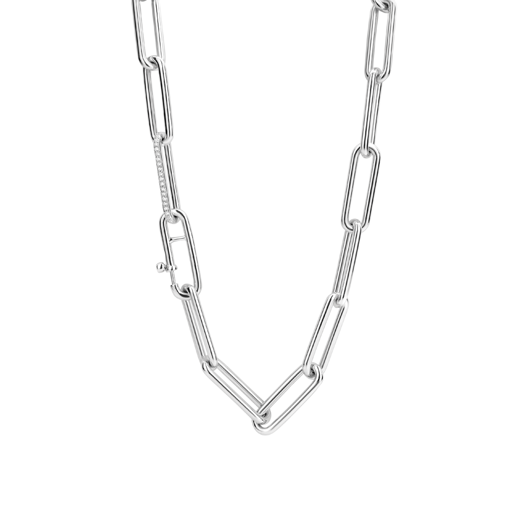 Collier TI SENTO - Argent, zircons (3937ZI)