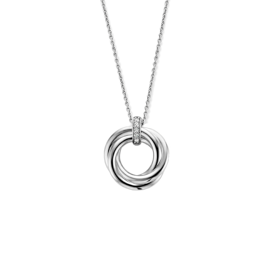 Collier TI SENTO - Argent, zircons (3972ZI)