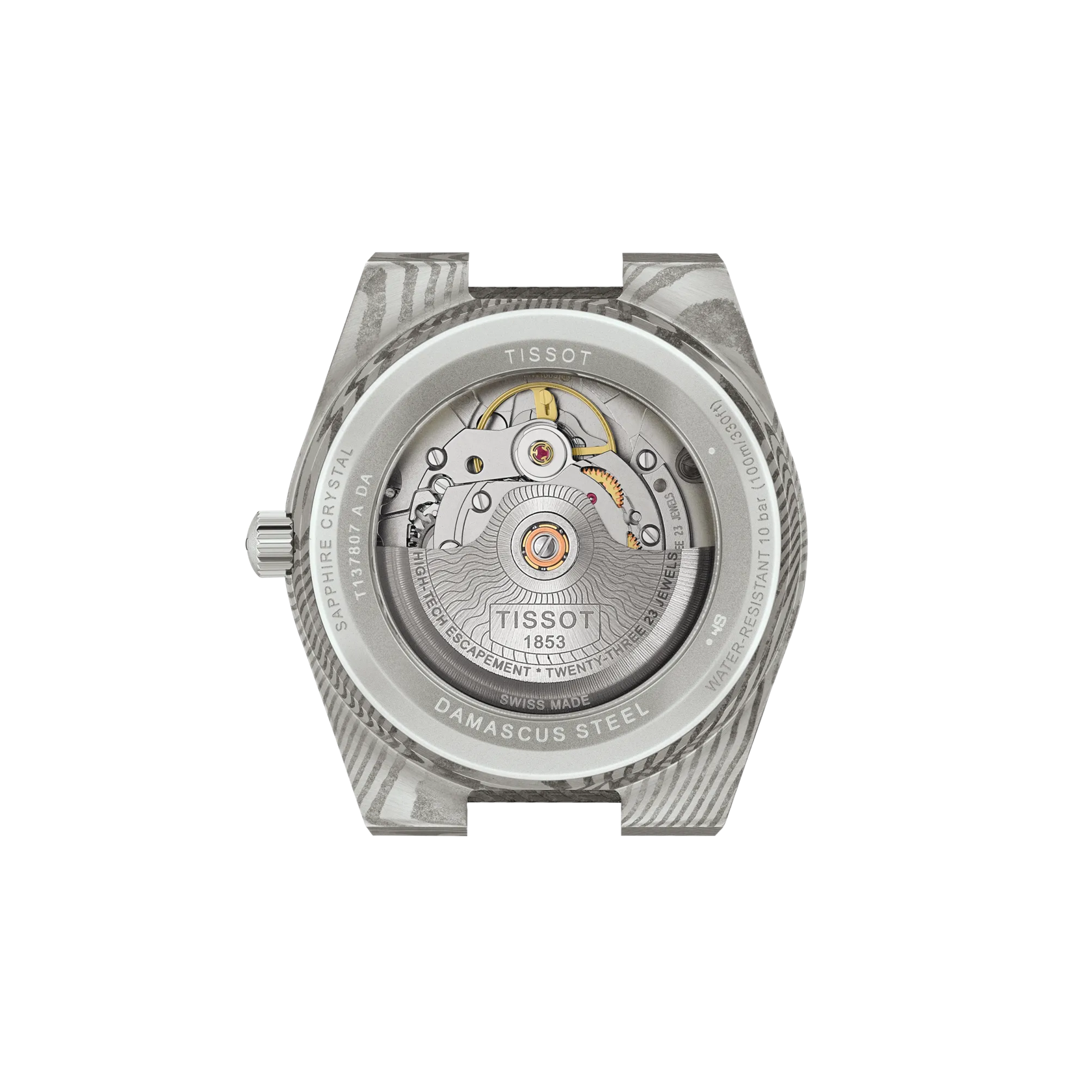 Tissot - PRX Acier Damas Powermatic 80 (T1378079608100)