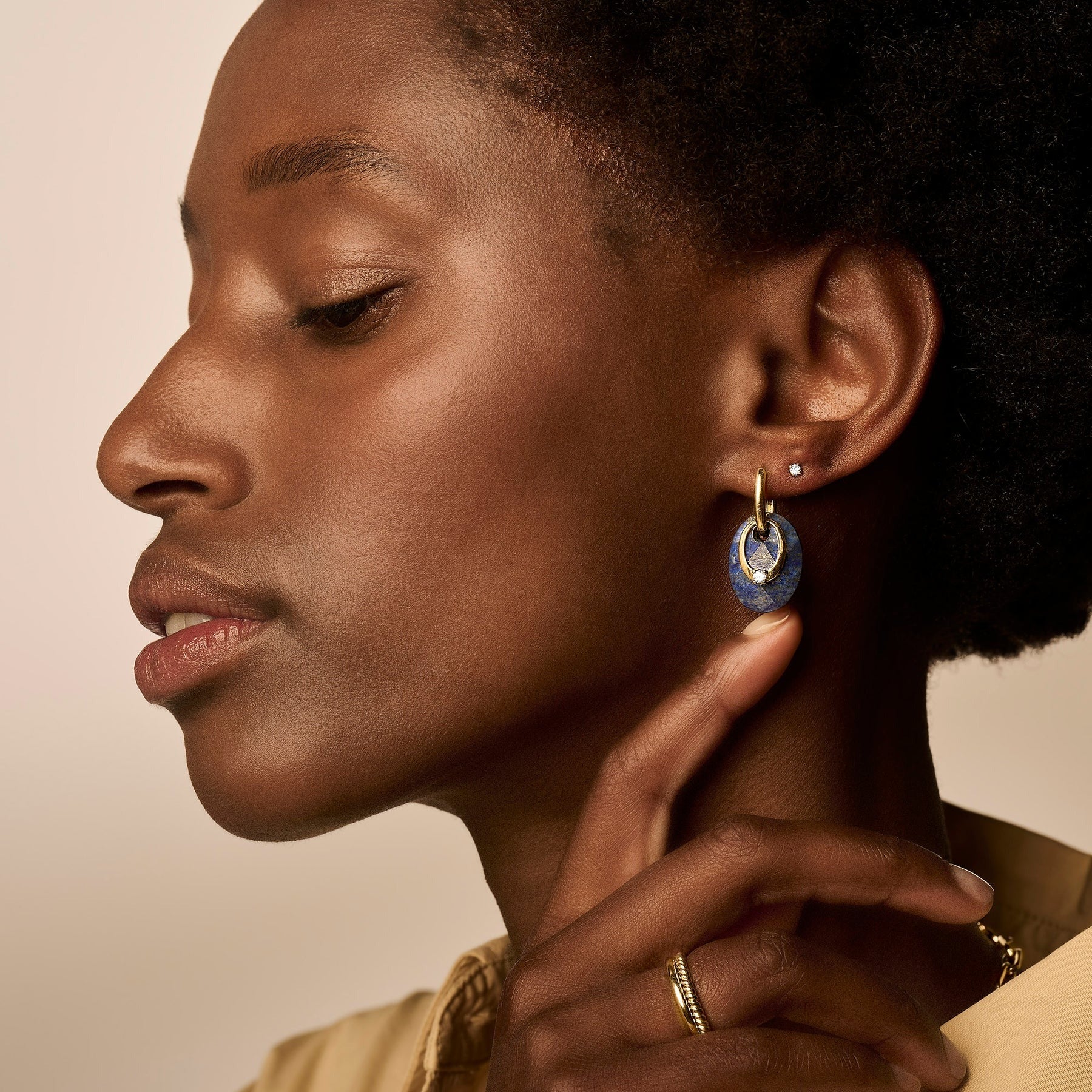 Blush - Boucles d'oreilles - Or Jaune 14k, Zircon (7138YZI)