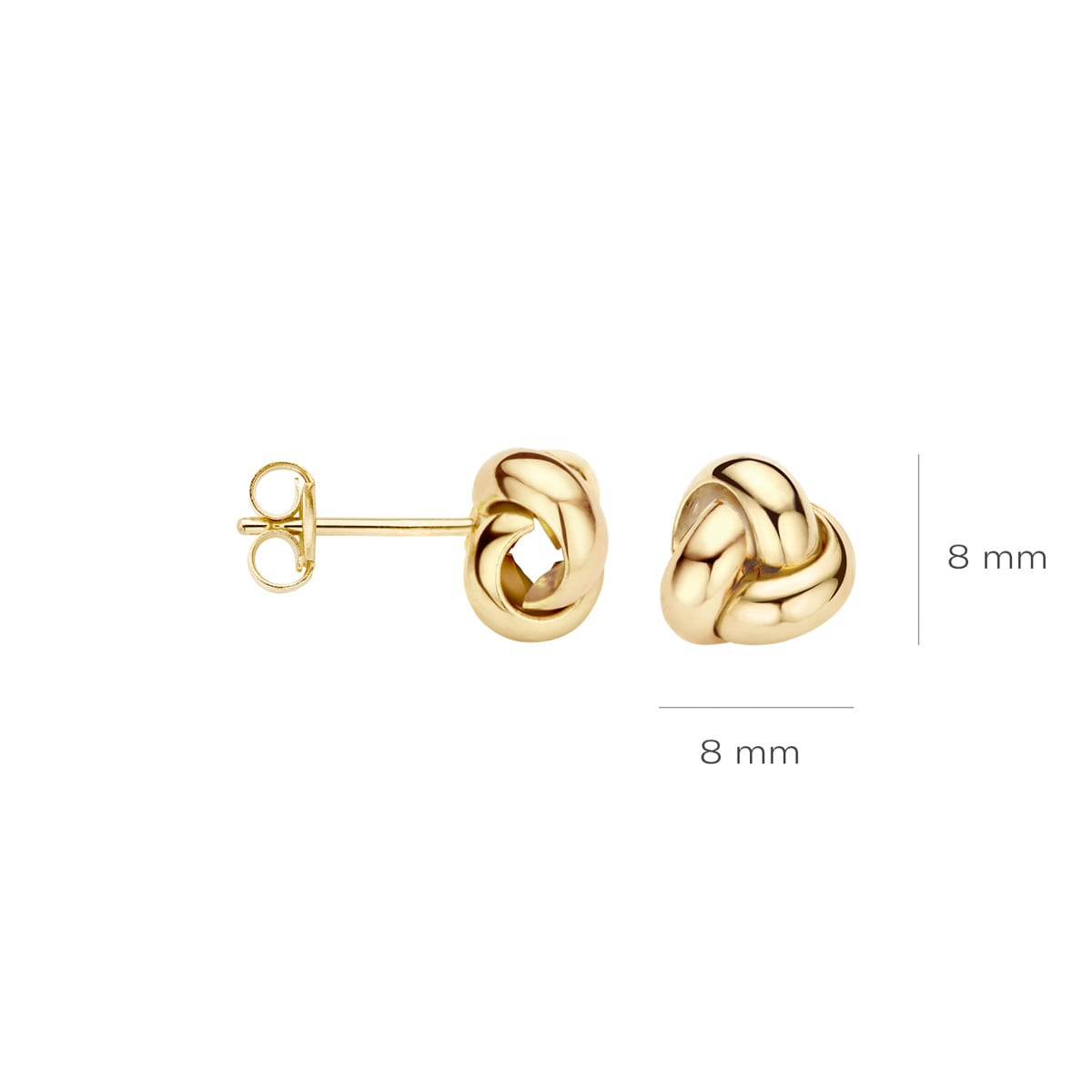 Blush - Boucles d'oreilles - Or Jaune 14k (7145YGO)