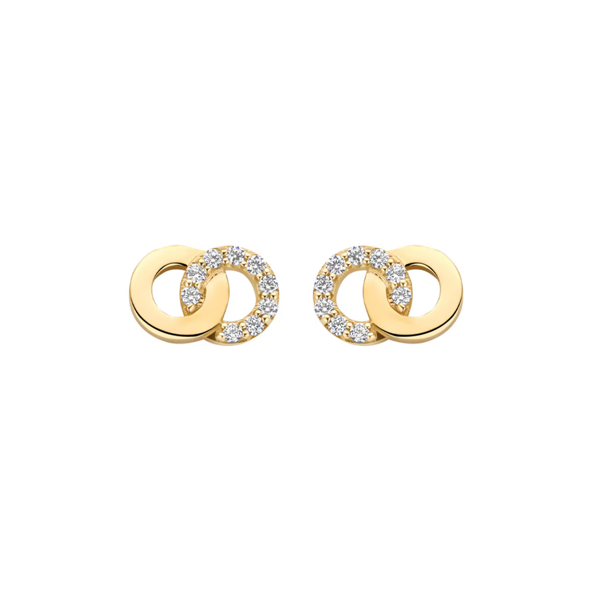 Blush - Boucles d'oreilles - Or Jaune 14k, Zircon (7397YZI)