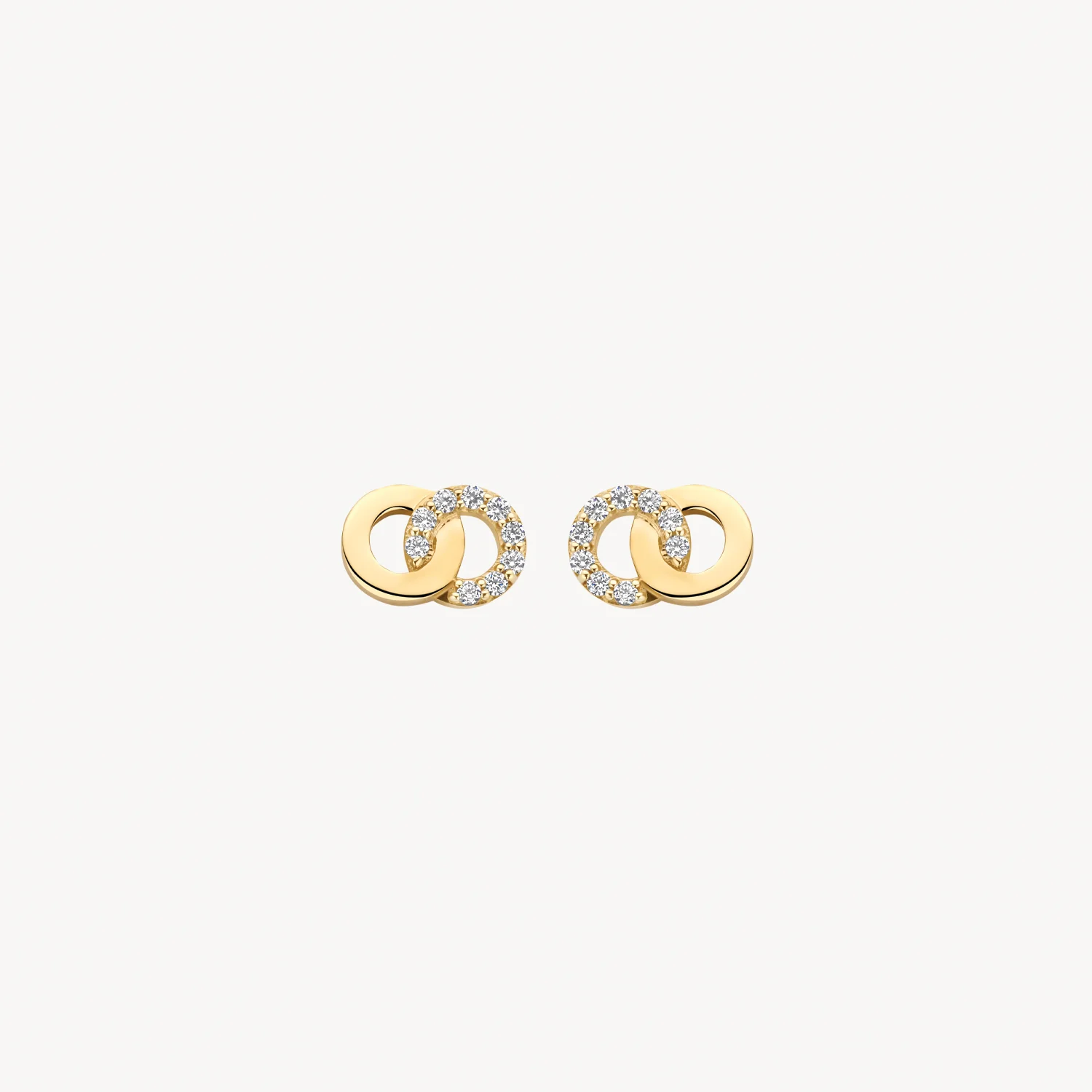 Blush - Boucles d'oreilles - Or Jaune 14k, Zircon (7397YZI)