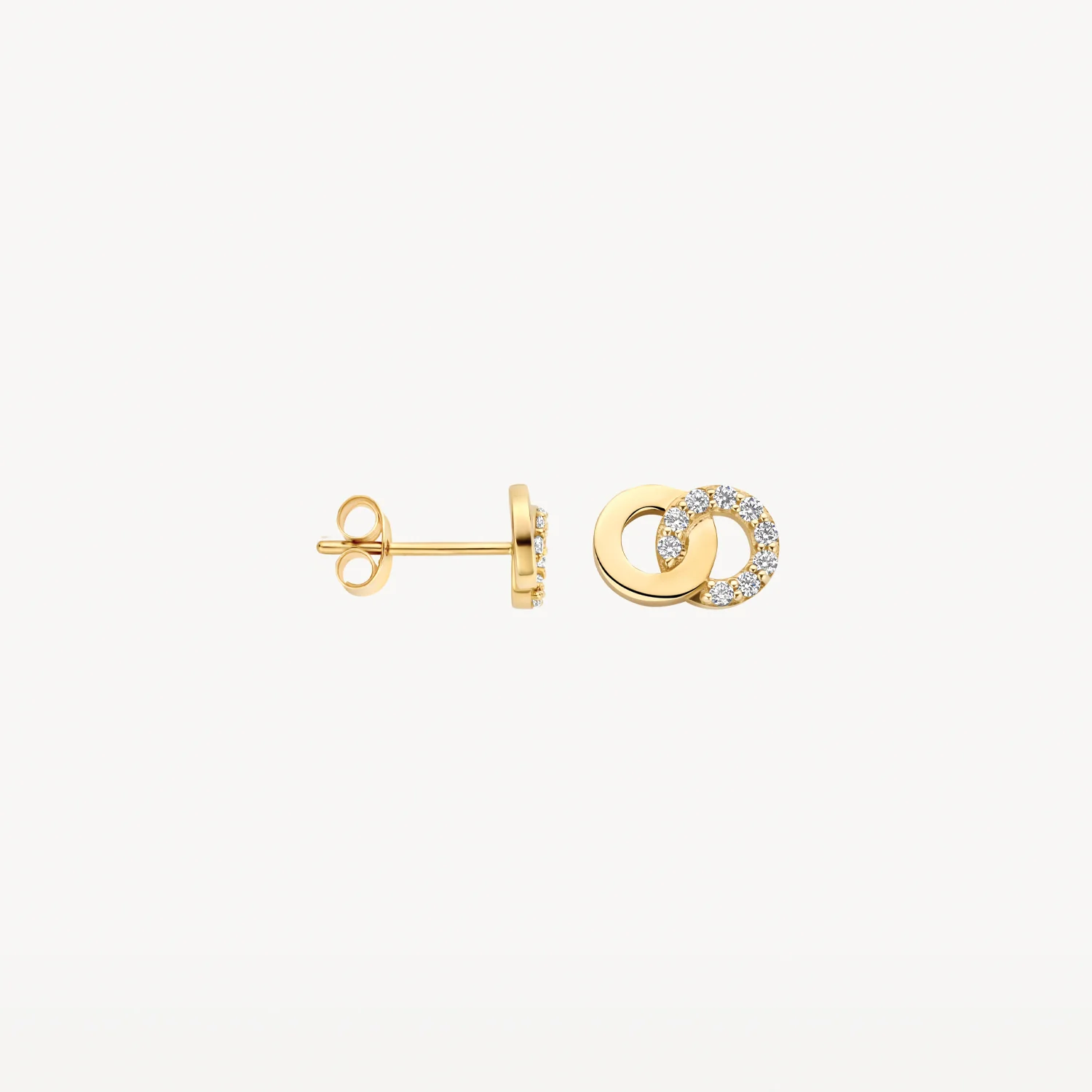 Blush - Boucles d'oreilles - Or Jaune 14k, Zircon (7397YZI)
