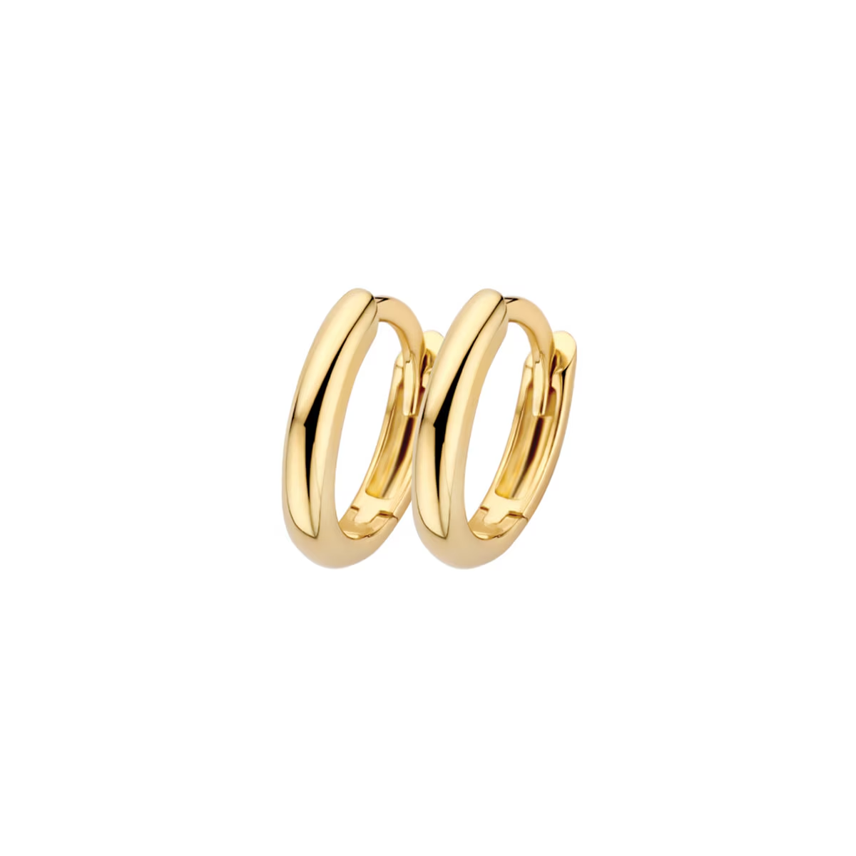 Blush - Boucles d'oreilles créoles - Or Jaune 14k (7398YGO)