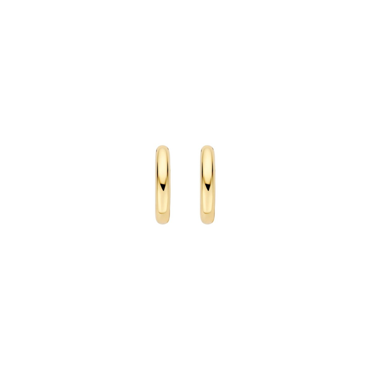 Blush - Boucles d'oreilles créoles - Or Jaune 14k (7398YGO)