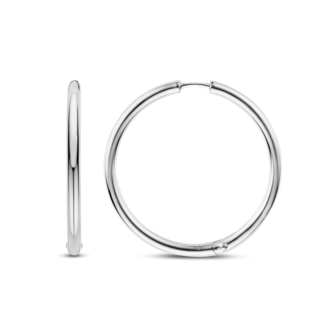 Boucles d'oreilles créoles TI SENTO - Argent (78007SI)