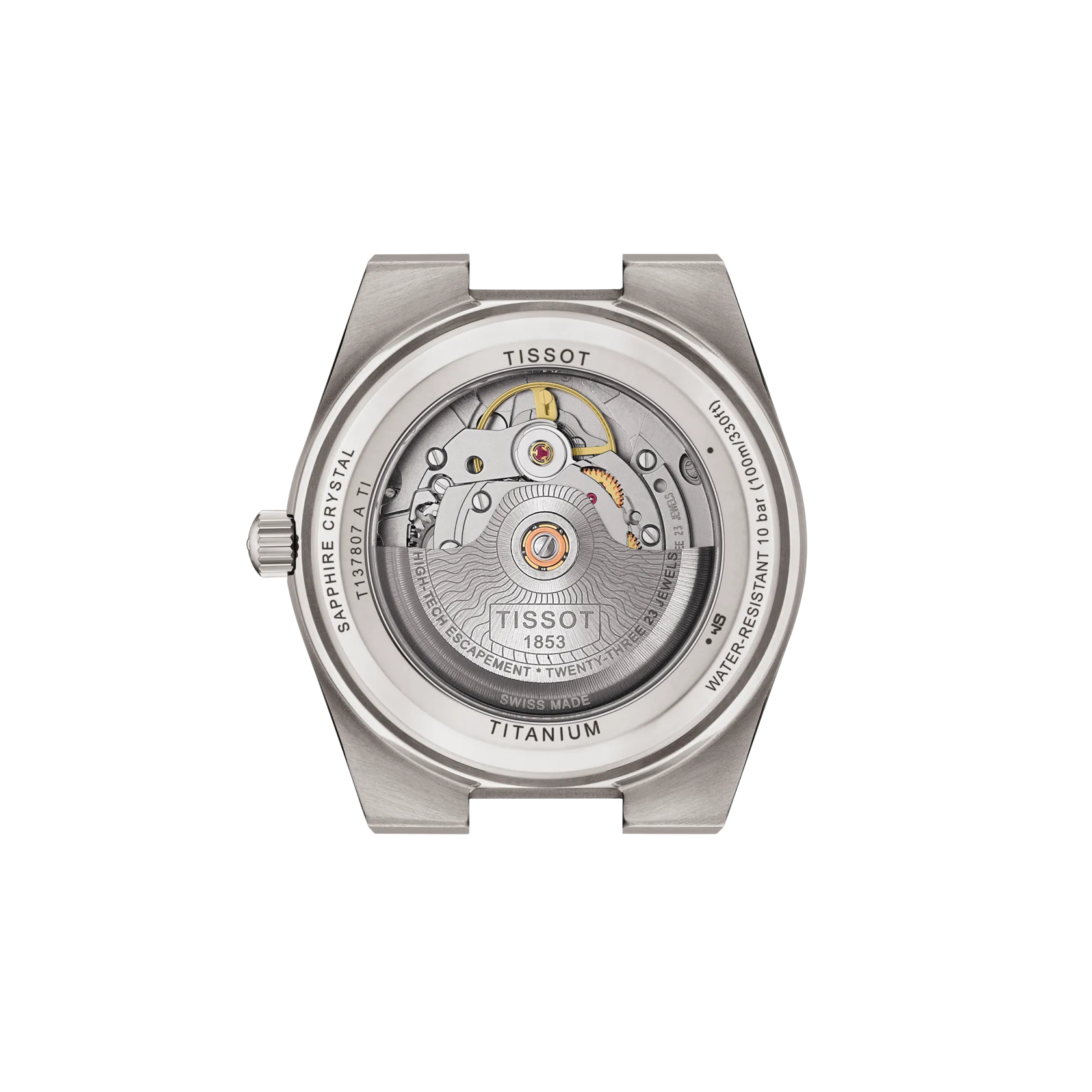 Tissot - PRX Titanium 38mm Powermatic 80 (T1378074406100)