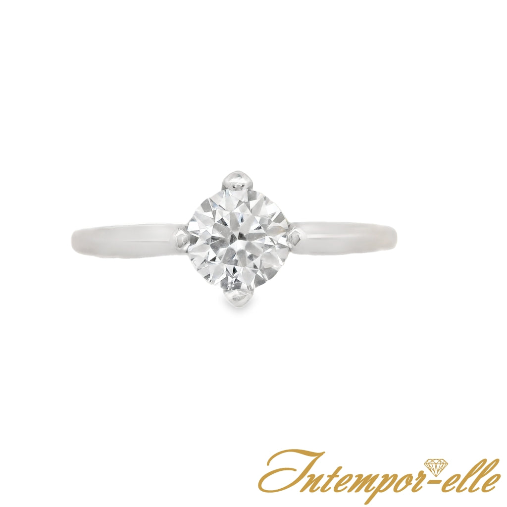 Bague - Or Blanc 18k, Zircons (18BA0014OZ/G)
