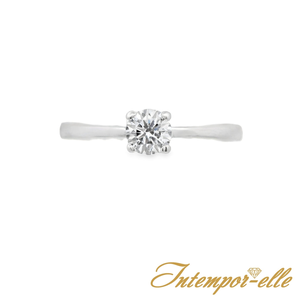 Bague - Or Blanc 18k, Zircons (18BA0025OZ/G)
