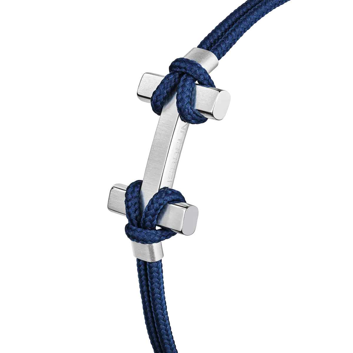 Bracelet Herbelin - Amarrage, Acier et Nylon Bleu (BH24ABBM)