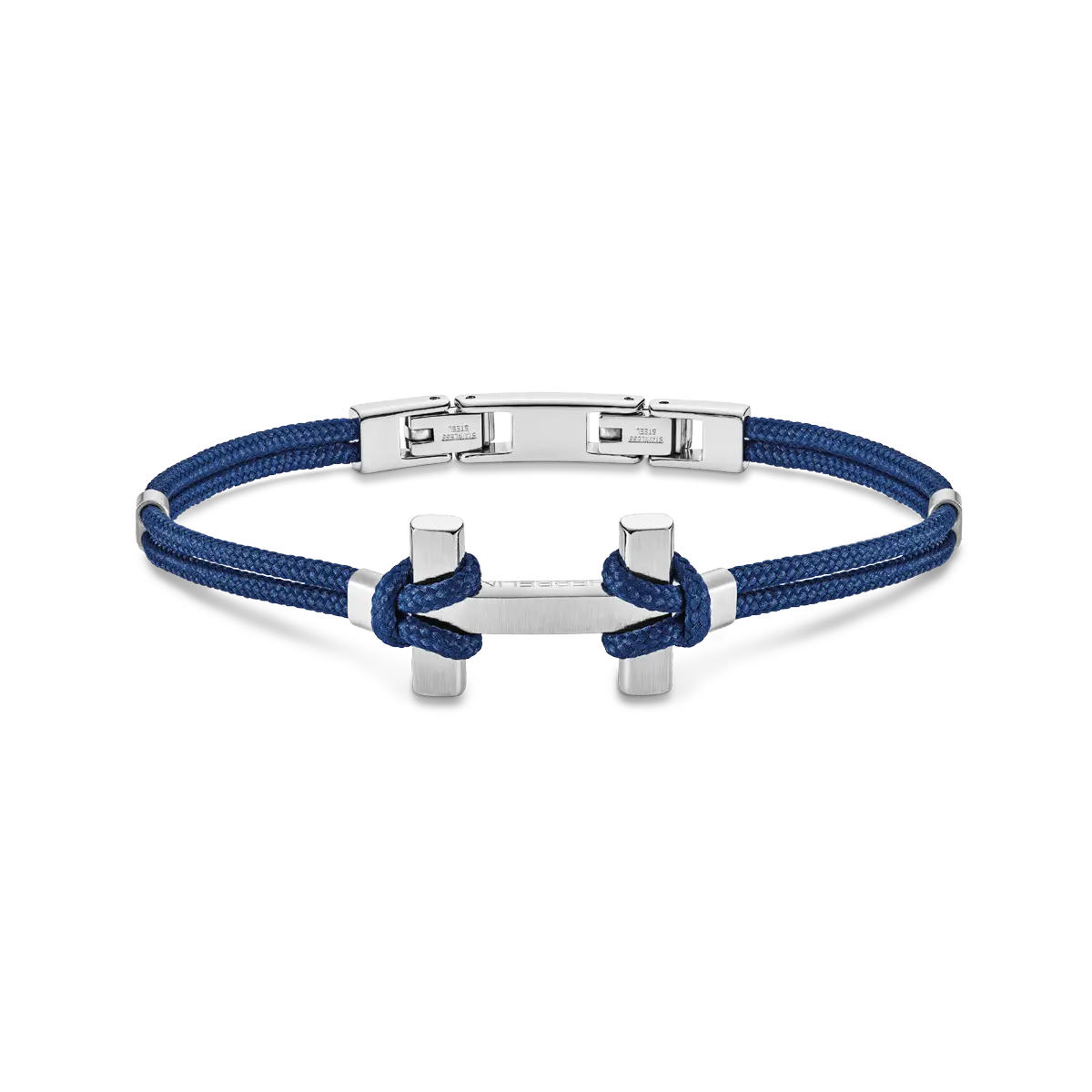 Bracelet Herbelin - Amarrage, Acier et Nylon Bleu (BH24ABBM)