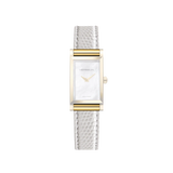 Bracelet montre Antarès Herbelin - Cuir simple blanc Iguane (BRAC17048P19)
