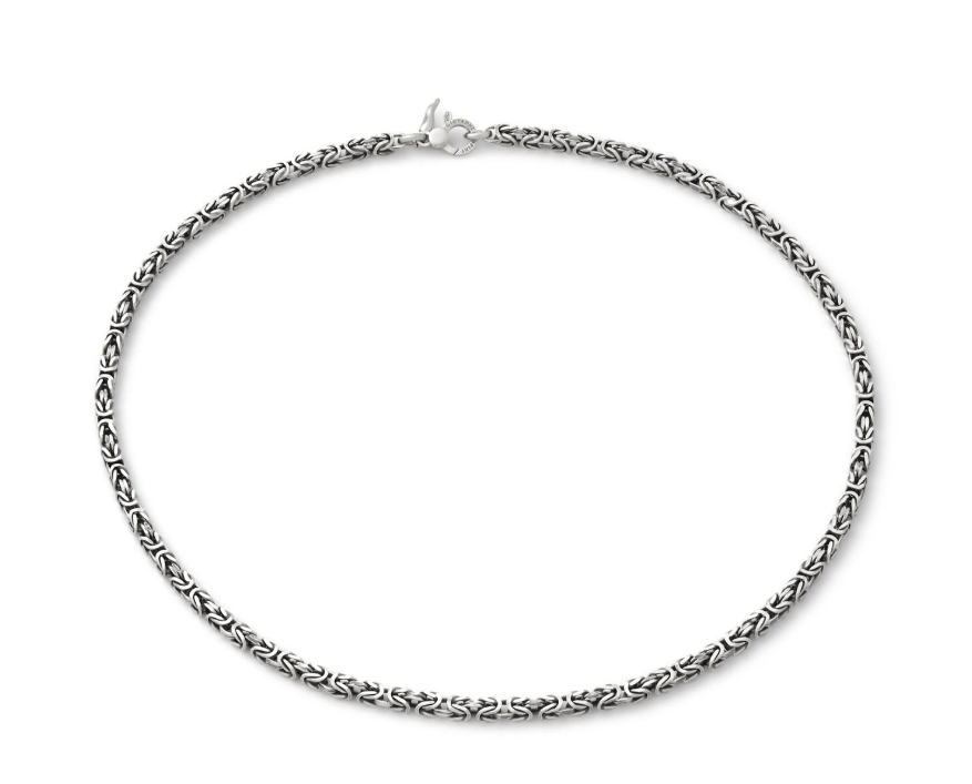 Collier Giovanni Raspini - Mailles Byzantines carrées, Argent (12238)