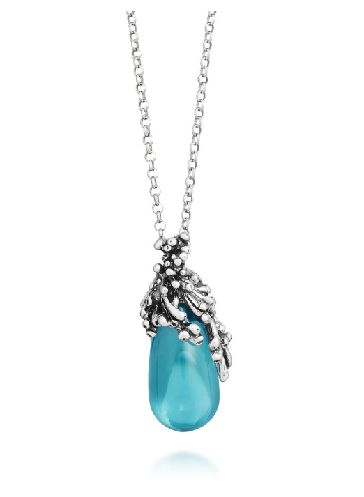 Collier Giovanni Raspini - Sea Drop, Argent et Cristal (12412)