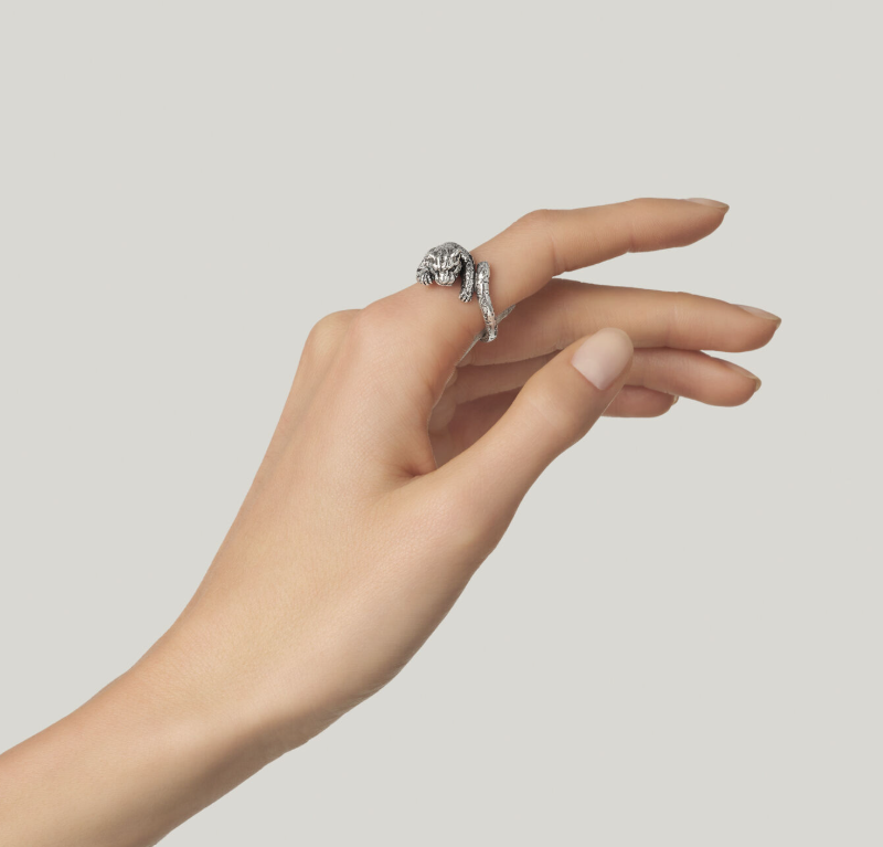 Bague Giovanni Raspini - Léopard, Argent (12274)