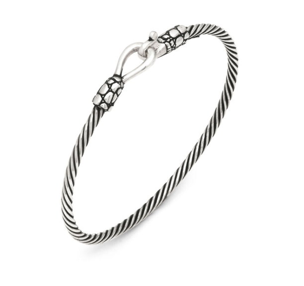 Bracelet Giovanni Raspini - Homme Croco, Argent (12567L)