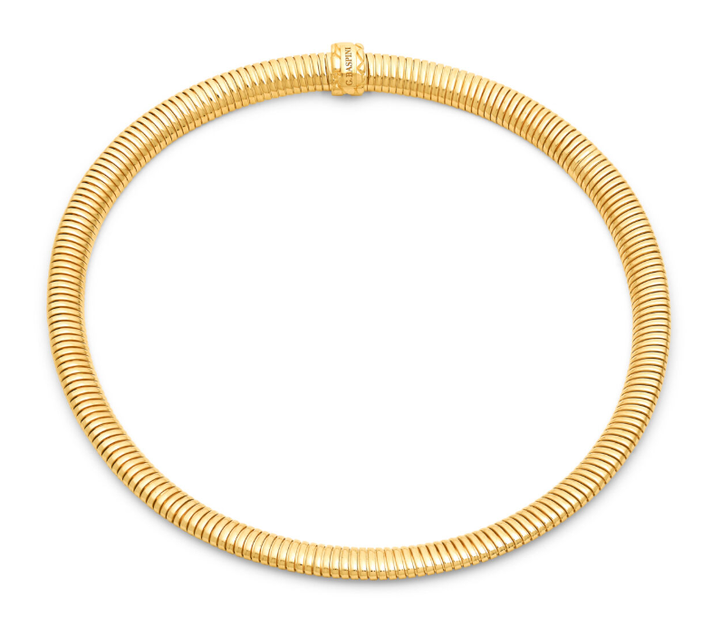 Collier Giovanni Raspini - Tubogas, Plaqué or (12540)