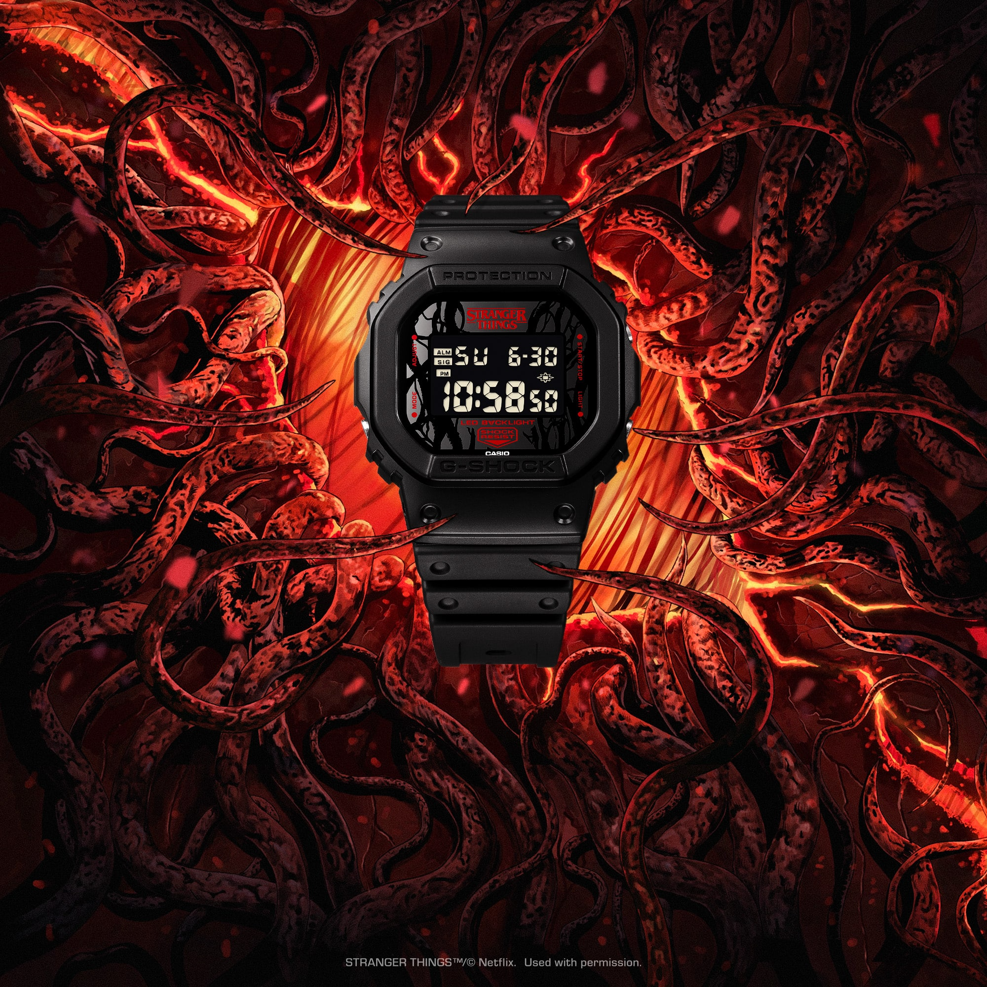 Casio - G-Shock Édition limitée Stranger Things (DW-5600STT-1ER)