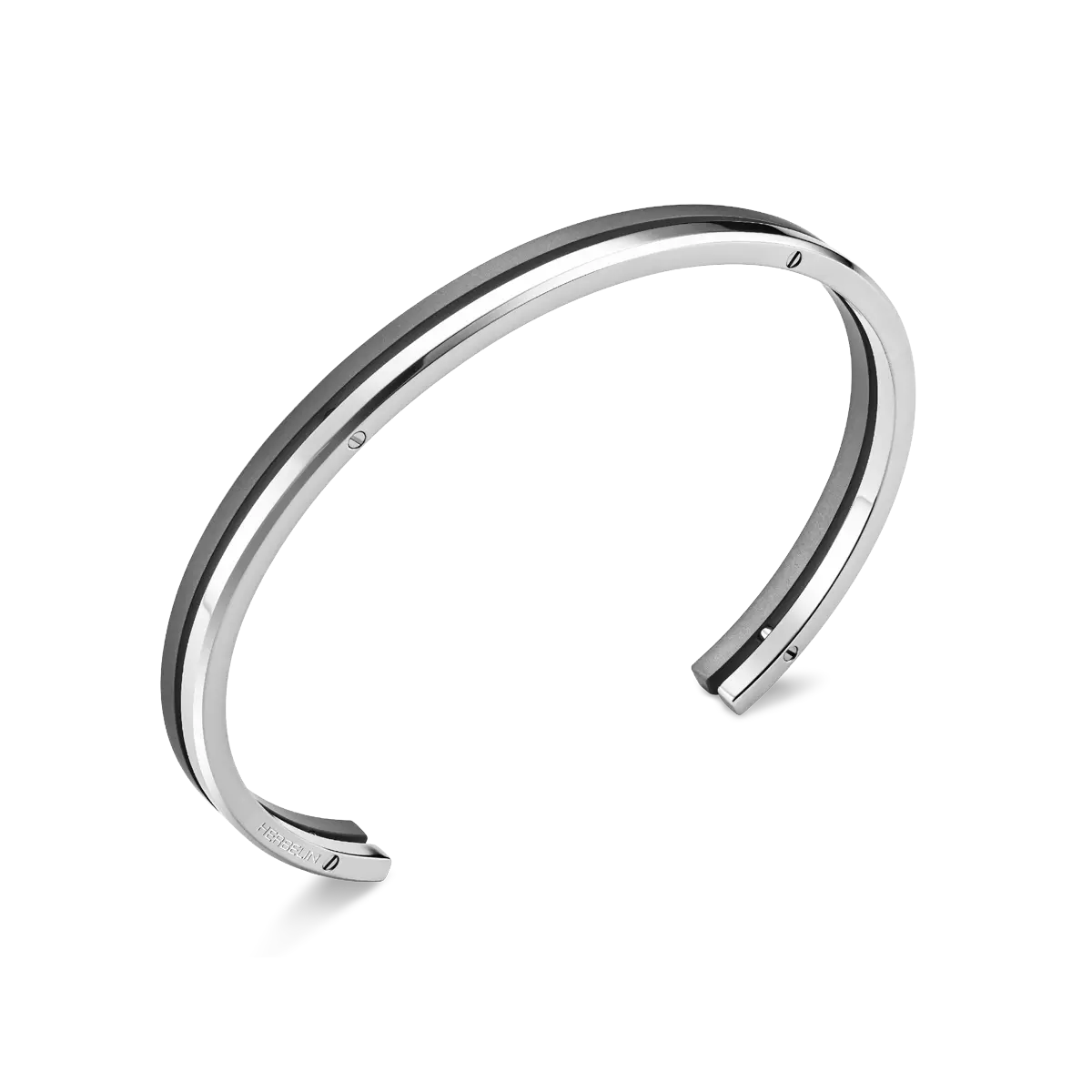 Bracelet Herbelin - Jonc Newport, Acier et Titane (JND6ABTD)