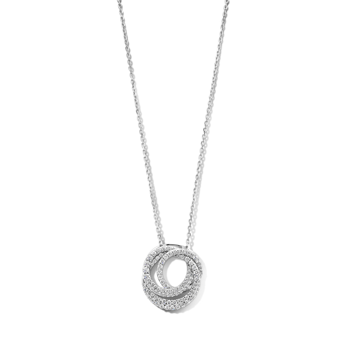 Collier Naiomy - Argent et zircons (N3S55)