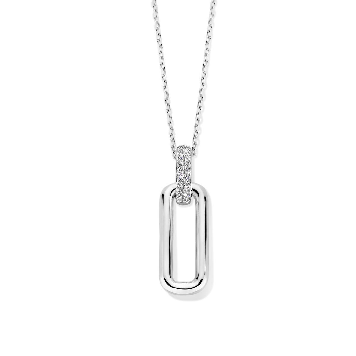 Collier Naiomy - Argent et zircons (N4I52)