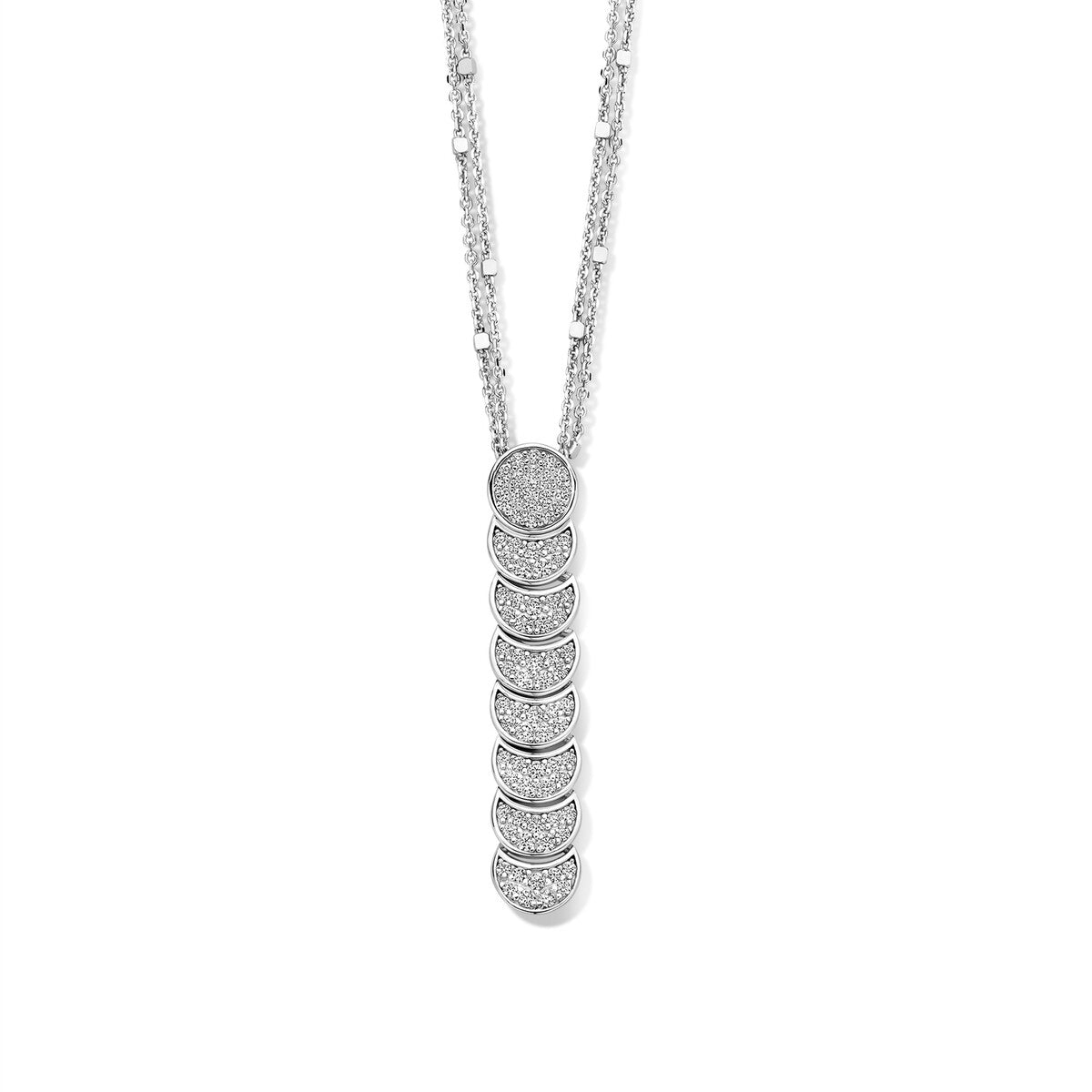 Collier Naiomy - Argent et zircons (N4O52)
