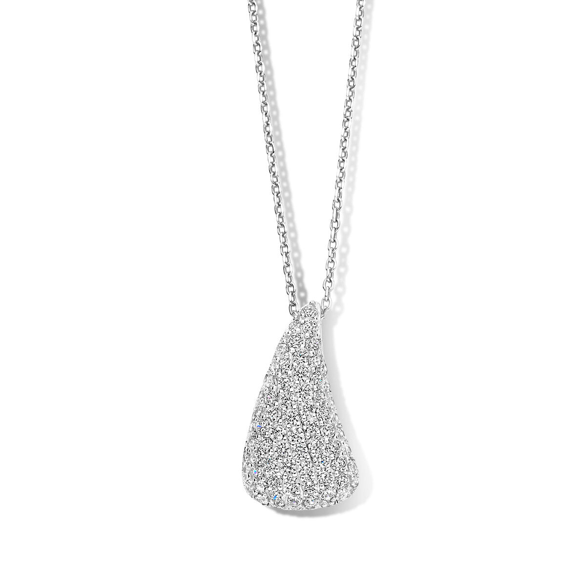 Collier Naiomy - Argent et zircons (N4P52)