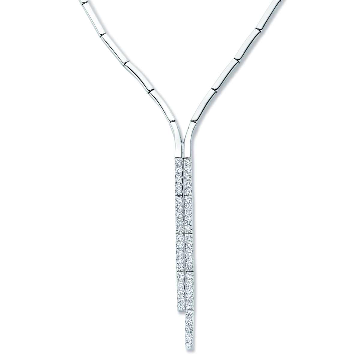 Collier Naiomy rigide - Argent et zircons (N5K52)