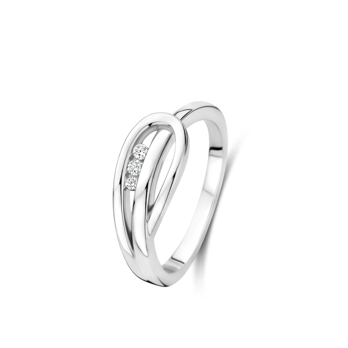 Bague Naiomy - Argent et zircons (N5O54)