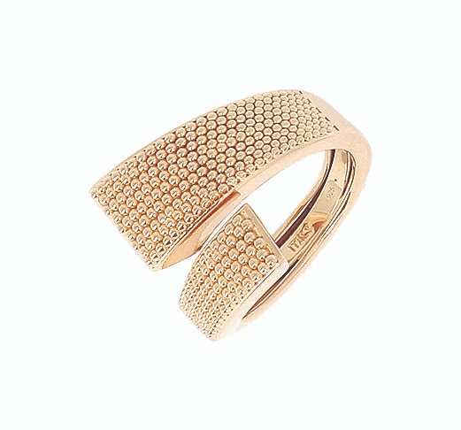 Bague Pesavento - Pixel, Plaqué or (WPXLA623)