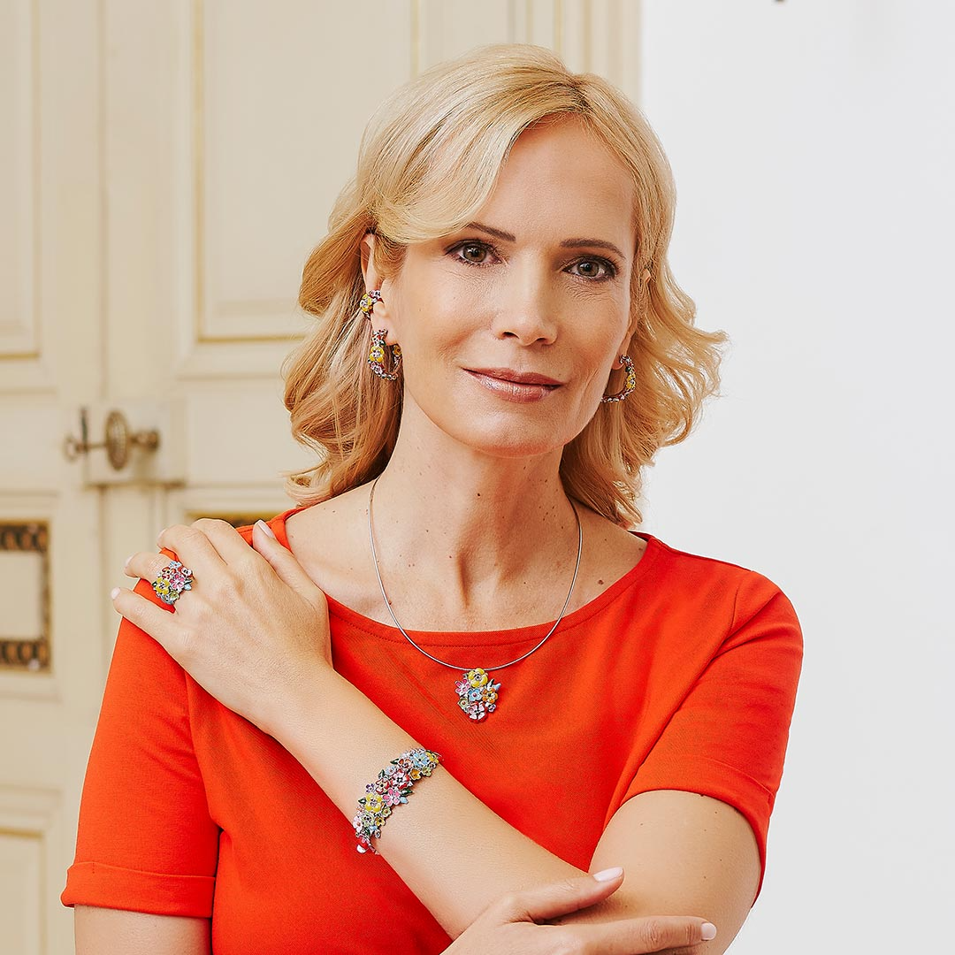 Boucles d'oreilles UNA STORIA - Madeira, Argent et Zircons (CR121225)