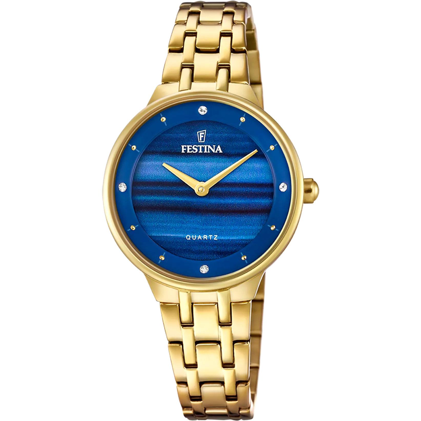 Festina - Acier Jaune Cadran Bleu (F20601/A)