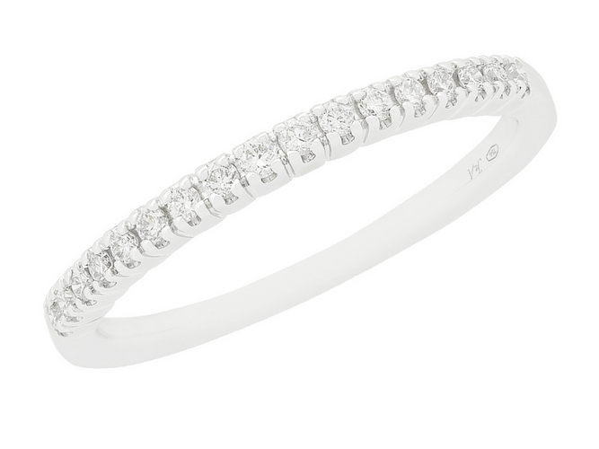 Bague avec motif - Or Blanc, Diamants (J&A6561)