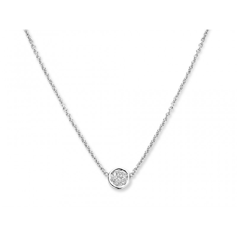 Collier pavé- Or Blanc, Diamants (PC1311WB42)