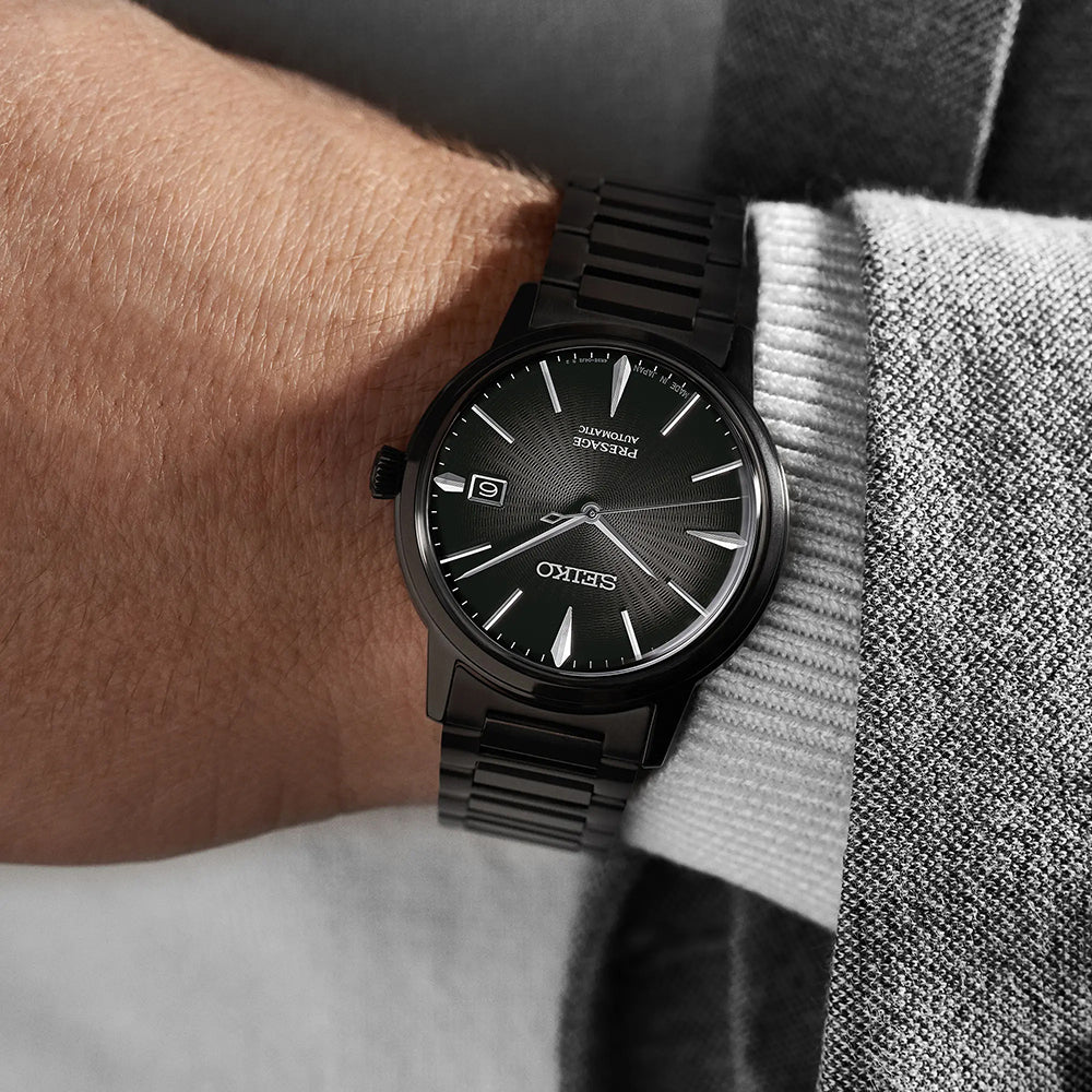 Seiko - Presage Cocktail Black Velvet AUTOMATIQUE 3 AIGUILLES (SRPJ15J1 )