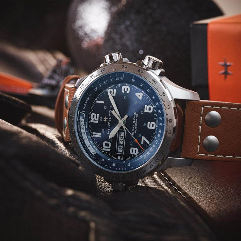Hamilton - Khaki Aviation X-Wind Day Date Auto (H77765541)